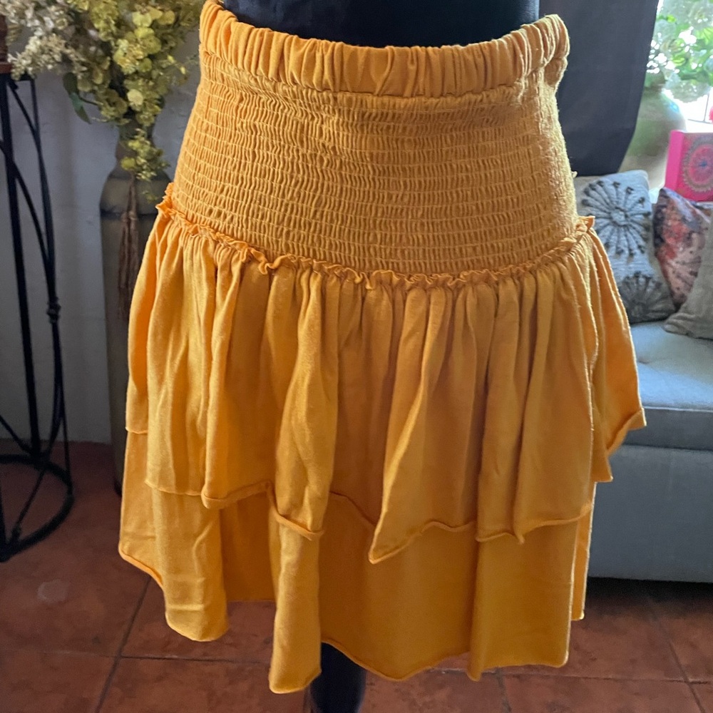 Anthropologie layered skirt